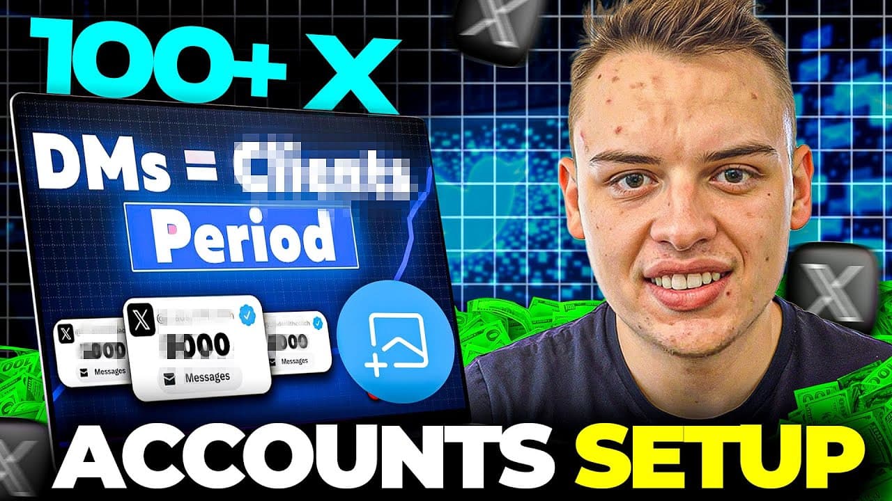 Setup 100+ X (Twitter) Accounts for Outreach